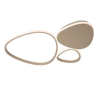 Taupe fém plafon lámpa, Samling, 30 W, white switch LED