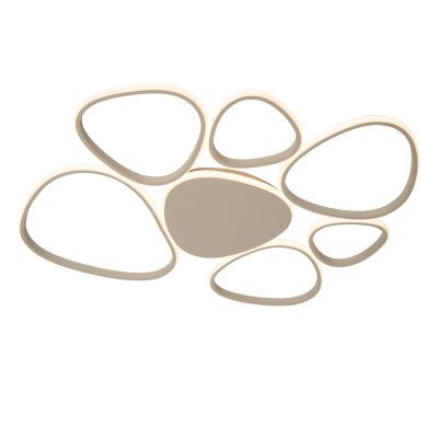 Taupe fém plafon lámpa, Samling, 72 W, white switch LED