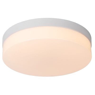Fehér műanyag fürdőszoba mennyezeti lámpa, Biskit, 18 W, 2700 K LED, IP44