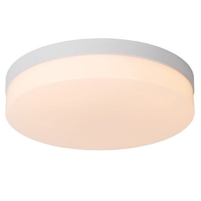 Fehér műanyag fürdőszoba mennyezeti lámpa, Biskit, 24 W, 2700 K LED, IP44
