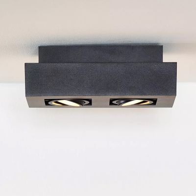 Fekete alumínium mennyezeti spot lámpa, Xirax