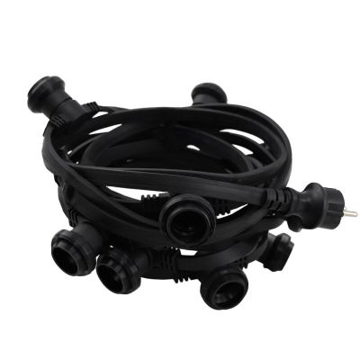 5 méteres fényfüzér, 10 foglalat