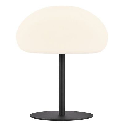 Fehér műanyag kültéri asztali lámpa, Sponge, 6,8 W, 2700 K LED, IP65, 3 fokozatban szabályozható