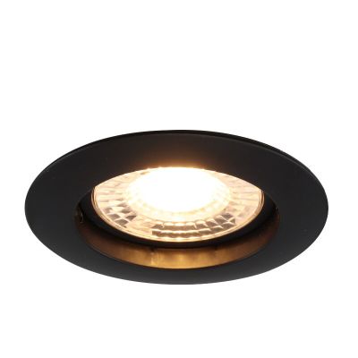 Alumínium beépíthető spotlámpa fekete, Rudo