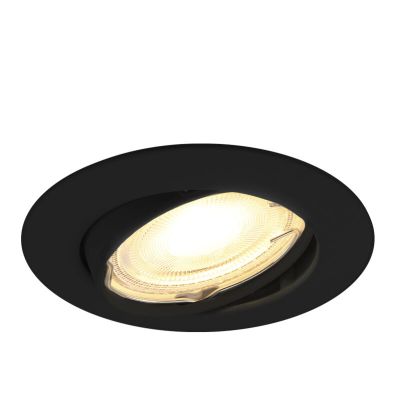 Alumínium beépíthető spotlámpa fekete, Rudo