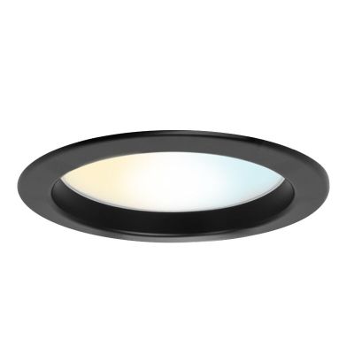 Fekete alumínium mélysugárzó, Otmar, 15 W, white switch LED, IP22