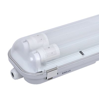 150 cm-es vízálló LED fénycsöves lámpatest - Suyata - 2 fénycsőhöz - IP65
