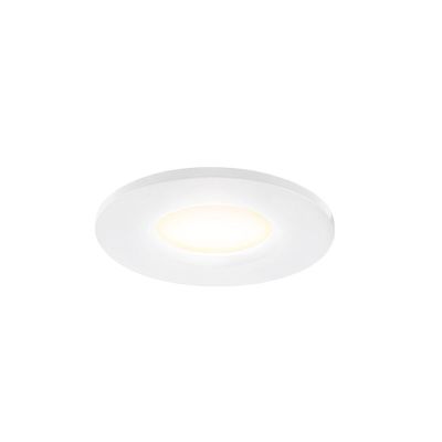 Fehér alumínium mini beépíthető spotlámpa, Philomena, 1,5 W, 2700 K LED, IP44
