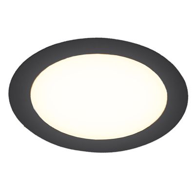 Fekete alumínium mélysugárzó, Umbriel, 3 W, 4000 K LED, IP44