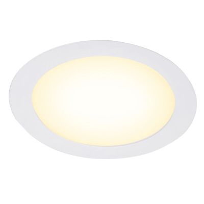Fehér alumínium mélysugárzó, Umbriel, 9 W, 3000 K LED, IP44