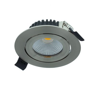 Ezüst alumínium mélysugárzó, Wimke, 5 W, dim to warm LED, IP44