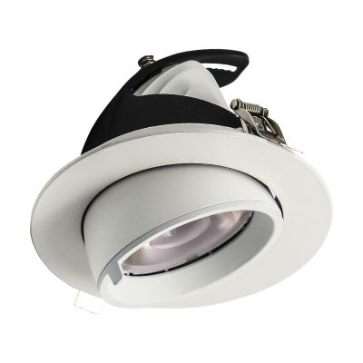 Fehér alumínium mélysugárzó, Anjuli, 15 W, white switch LED