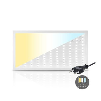 LED panel 60x120 - 50W - fehér kapcsolóval - UGR<19 - háttérvilágítással