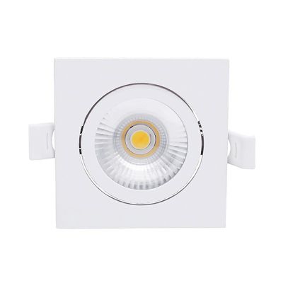 Fehér alumínium mennyezeti lámpa, Loura, 6W, fehér LED kapcsoló, IP65