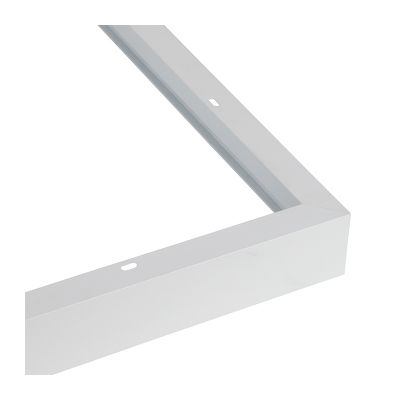 Fehér, felületre szerelhető pattintós keret 30x120