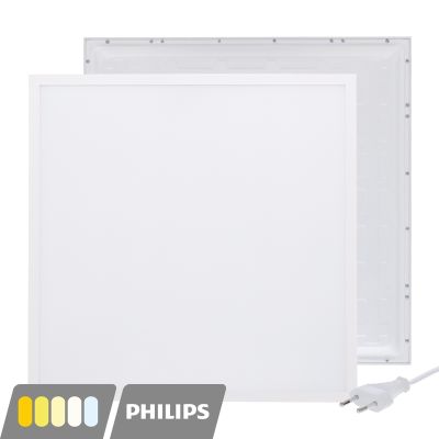 LED panel 60x60 - 30W - fehér kapcsolóval - UGR<19 - háttérvilágítással