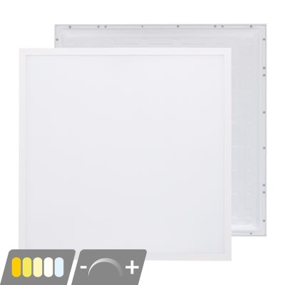 LED panel 60x60 - 30W - fehér kapcsológombos - UGR<19 - szabályozható - háttérvilágítású