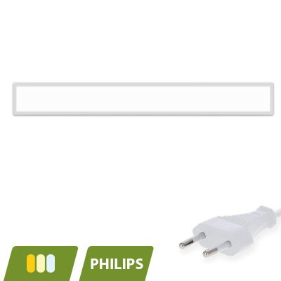 LED panel 15x120 - 30W - fehér kapcsolóval - UGR<19 - háttérvilágítással