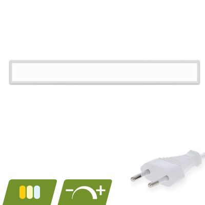 LED panel 15x120 - 30W - fehér kapcsológombos - UGR<19 - szabályozható - háttérvilágítású