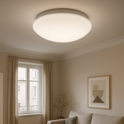 Műanyag mennyezeti lámpa fehér, Sirano