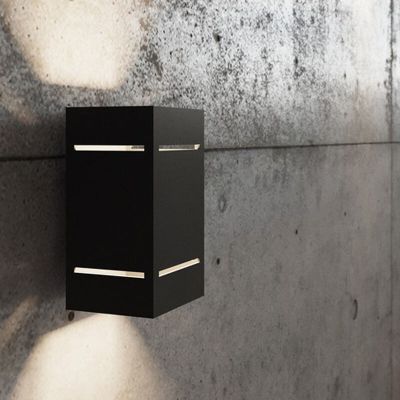 Alumínium fel le fali lámpa fekete, Janien