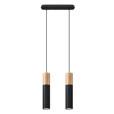 Alumínium függőlámpa fekete, Francesca