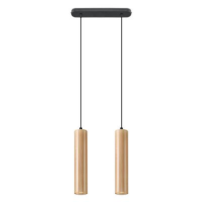 Fa függőlámpa barna, Francina