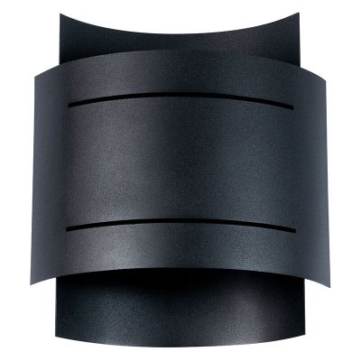 Alumínium fel le fali lámpa fekete, Karwan