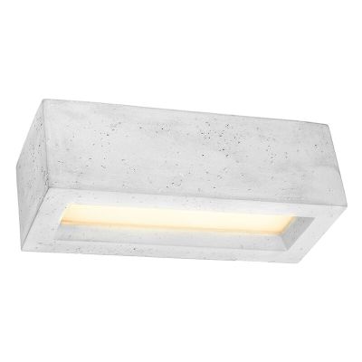 Beton fel le fali lámpa szürke, Emmaly