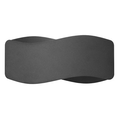 Alumínium fel le fali lámpa fekete, Keely