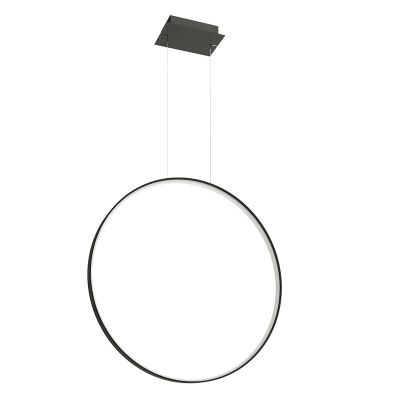 Alumínium függőlámpa fekete, Ringo, 50 W, 3000 K LED
