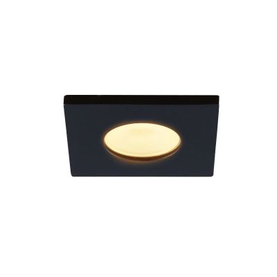 Alumínium terasz beépíthető spotlámpa fekete, Dico, 3 W, 2700 K LED, IP65