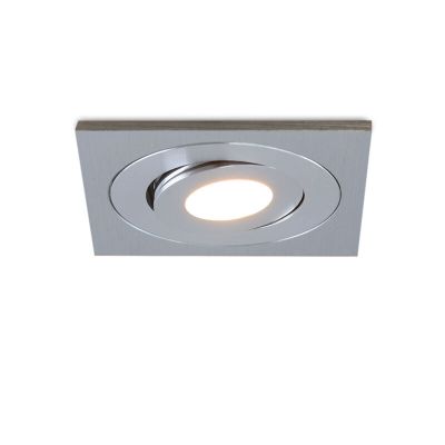 Alumínium terasz beépíthető spotlámpa króm, Rona, 3 W, 2700 K LED, IP44
