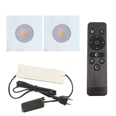 Alumínium terasz beépíthető spotlámpa fehér, Dico, 6 W, 2700 K LED, IP65, távirányítóval