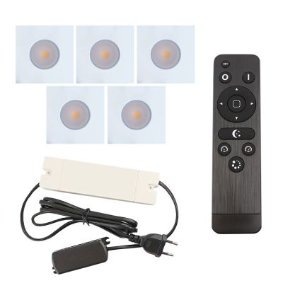 Alumínium terasz beépíthető spotlámpa fehér, Dico, 15 W, 2700 K LED, IP65, távirányítóval