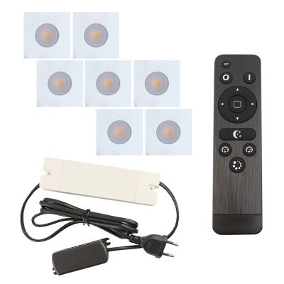 Alumínium terasz beépíthető spotlámpa fehér, Dico, 21 W, 2700 K LED, IP65, távirányítóval