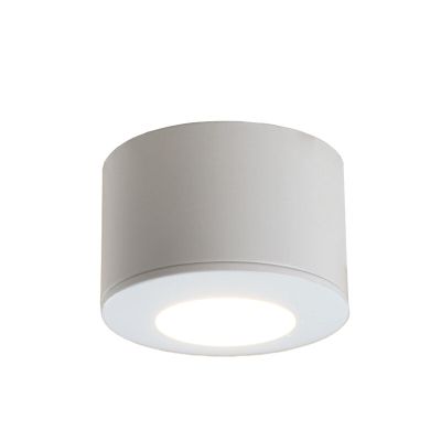 Alumínium terasz felületre szerelt spotlámpa fehér, Vasso, 3 W, 2700 K LED, IP44