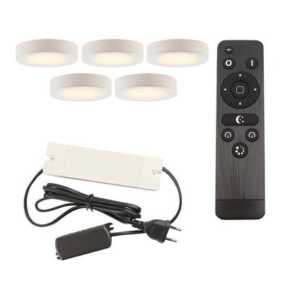 Alumínium konyhaszekrény világítás fehér, Sana, 3 W, 2700 K LED, távirányítóval