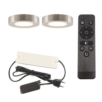 Alumínium konyhaszekrény világítás ezüst, Sana, 3,3 W, 2700 K LED, távirányítóval