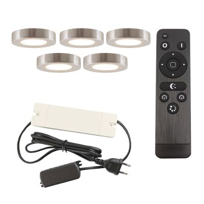 Alumínium konyhaszekrény világítás ezüst, Sana, 3,3 W, 2700 K LED, távirányítóval
