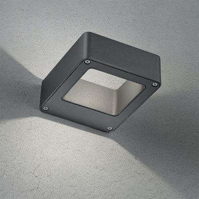 Antracit alumínium kültéri lámpa, Norton, 4,5 W, 3000 K LED, IP54