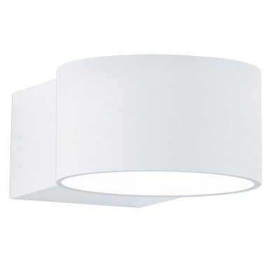 Fehér fém fel le fali lámpa, Tyra, 4,3 W, 3000 K LED