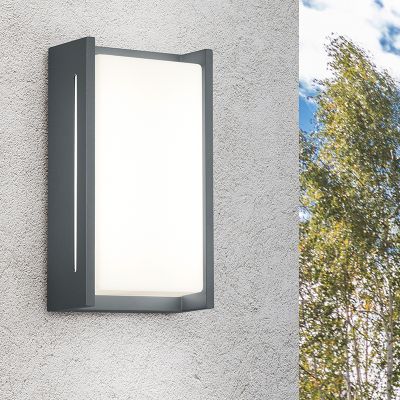 Antracit alumínium kültéri lámpa, Arthur, 8,5 W, 3000 K LED, IP54