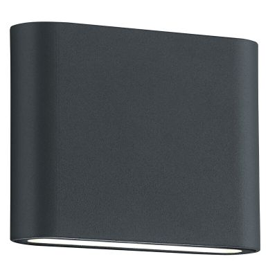 Antracit alumínium kültéri lámpa, Bridlington, 2,5 W, 3000 K LED, IP54