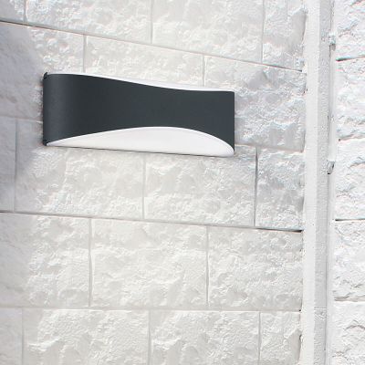 Fekete alumínium kültéri lámpa, Bernadina, 9 W, 3000 K LED, IP65