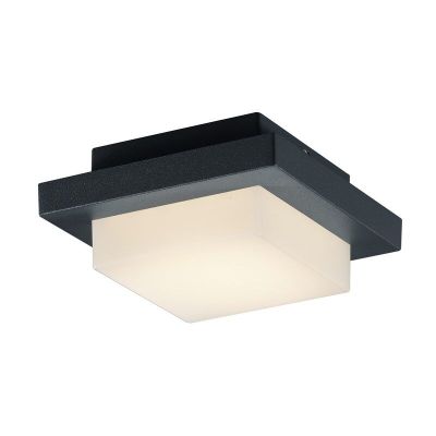 Antracit alumínium kültéri lámpa, Bletchley, 3,5 W, 3000 K LED, IP54