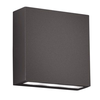 Antracit alumínium kültéri lámpa, Bridlington, 3 W, 3000 K LED, IP54