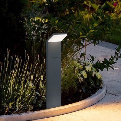 Fekete alumínium kültéri lámpa, Solana, 9 W, 3000 K LED, IP54