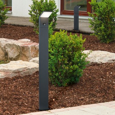 Antracit alumínium kültéri álló lámpa, Solana, 9 W, 3000 K LED, IP54