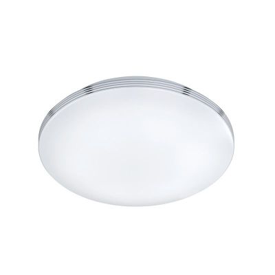 Króm műanyag fürdőszoba mennyezeti lámpa, Brunella, 18 W, 3000 K LED, IP44